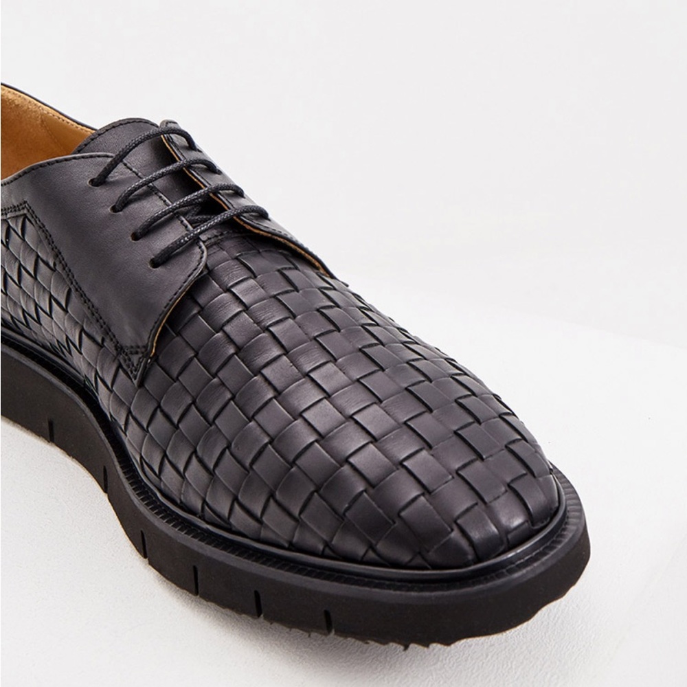 Loriblu Black Leather Men's Shoes